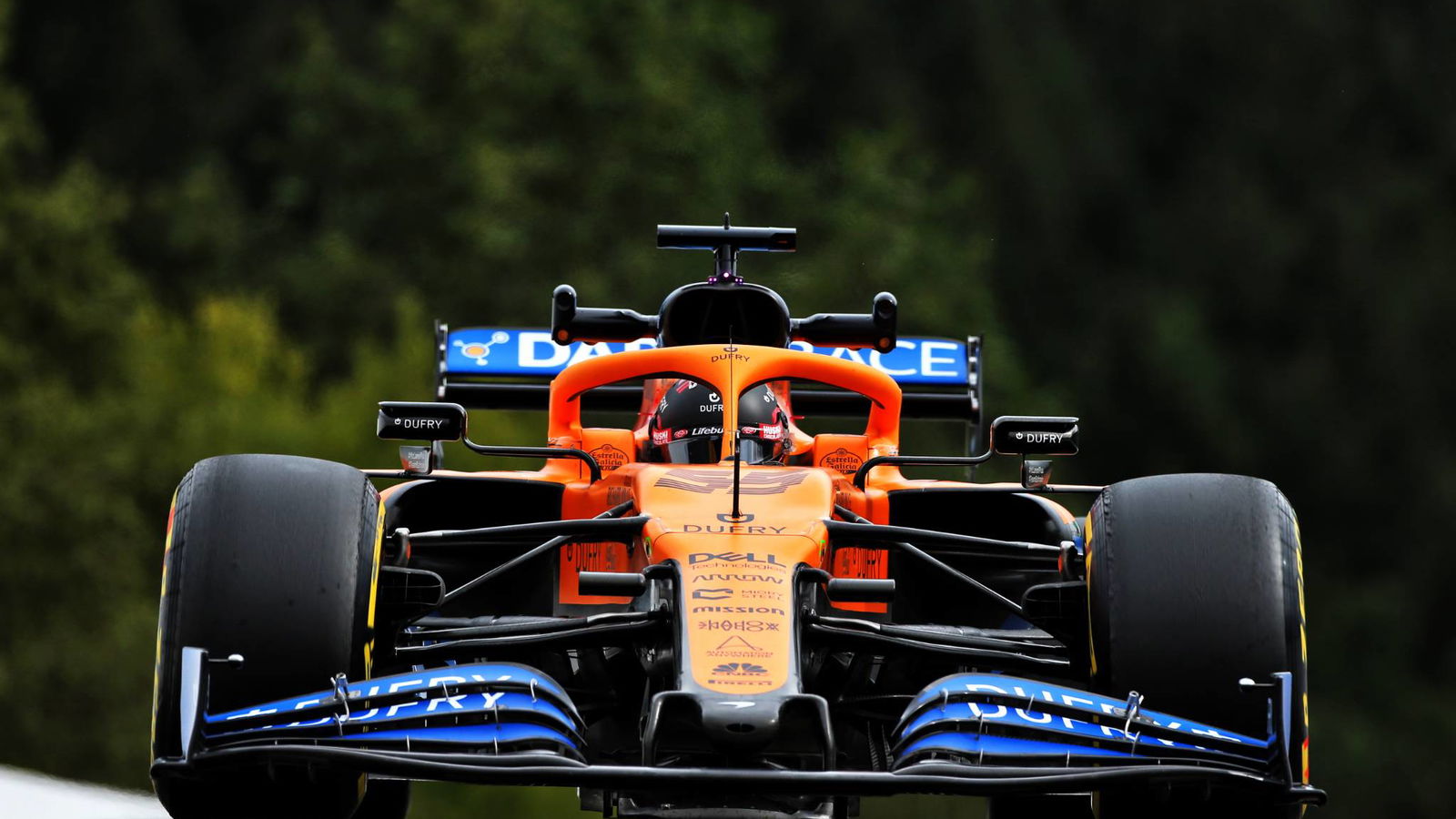Sainz out of F1 Belgian GP with exhaust failure