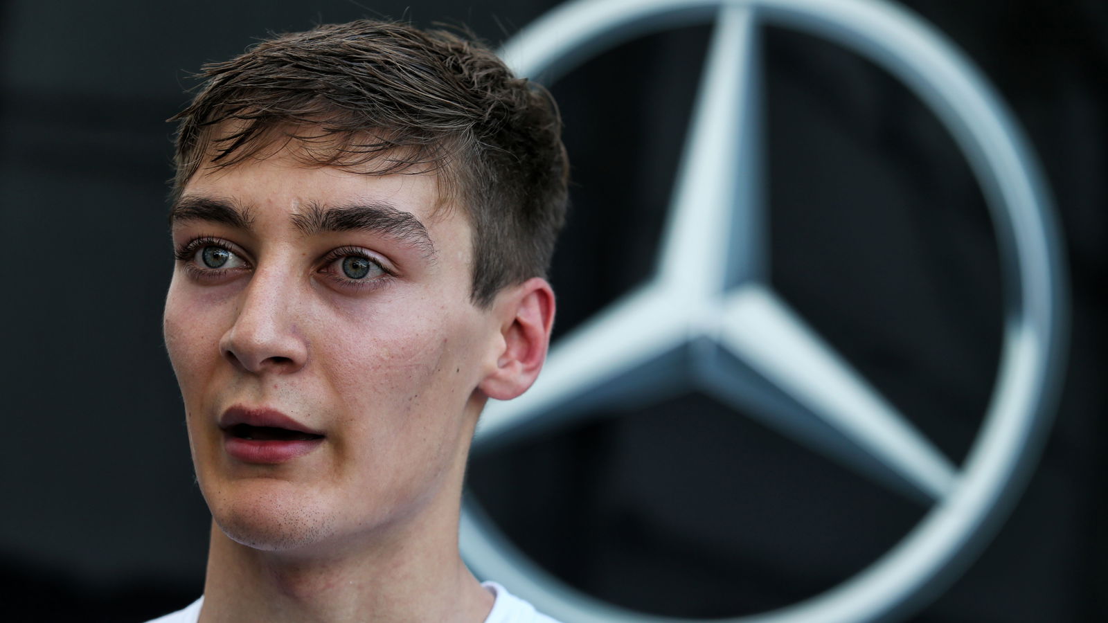 Russell gets FP1 run-out with Force India in Brazil
