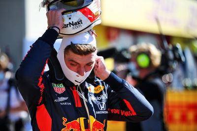 Max Verstappen (NLD) Red Bull Racing in qualifying parc ferme.