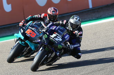 Maverick Vinales, Fabio Quartararo Aragon MotoGP. 16 October 2020