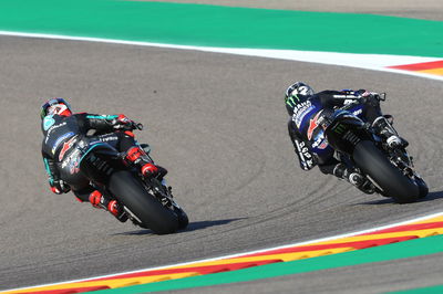 Fabio Quartararo, Maverick Vinales Aragon MotoGP. 16 October 2020