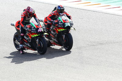 Aleix Espargaro Bradley Smith , Teruel MotoGP. 23 October 2020