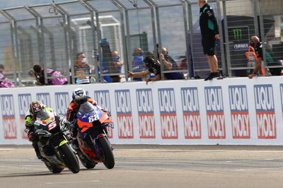 Johann Zarco Miguel Oliveira MotoGP race. Teruel MotoGP. 25 October 2020