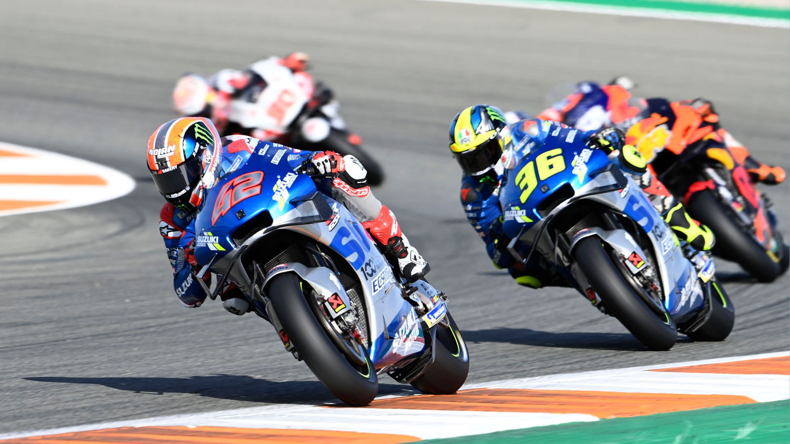 Alex Rins, European MotoGP race, 08 November 2020