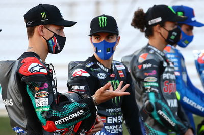 Fabio Quartararo Maverick Vinales , Portuguese MotoGP. 19 November 2020