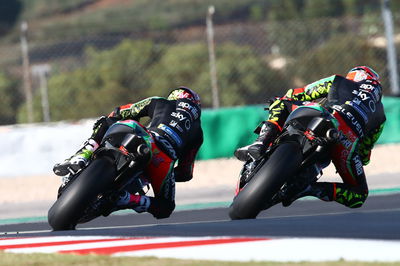 Lorenzo Savadori, Aleix Espargaro Portuguese MotoGP. 20 November 2020