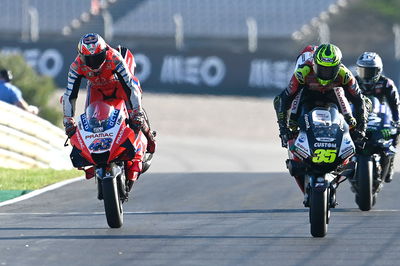 Jack Miller, Cal Crutchlow, stoppie, Portuguese MotoGP, 21st November 2020