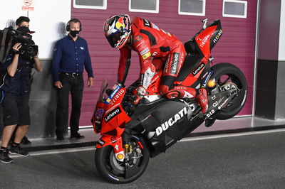 Jack Miller, stoppie, Qatar MotoGP test, 11 March 2021