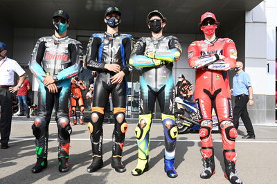 Luca Marini, Valentino Rossi, Franco Morbidelli,