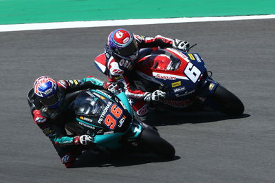 Jake Dixon Cameron Beaubier Moto2 race, Portuguese MotoGP. 18 April 2021