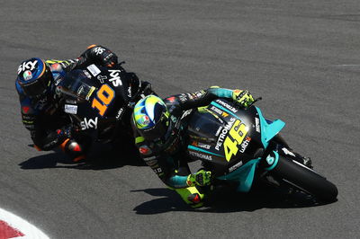 Valentino Rossi Luca Marini MotoGP race, Portuguese MotoGP. 18 April 2021