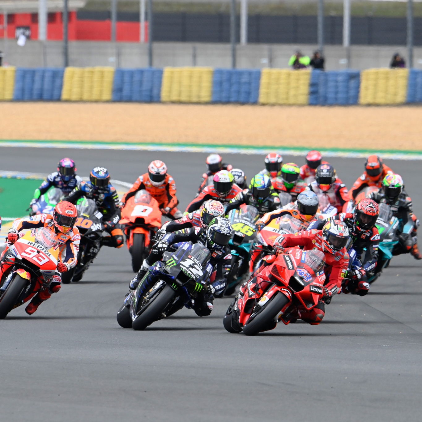 Jack Miller race start, French MotoGP, 16 May 2021