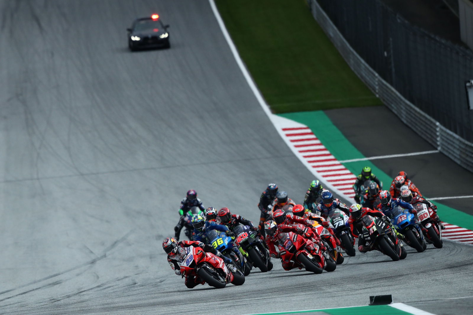 Jorge Martin race restart, Styria MotoGP race, 8 August 2021