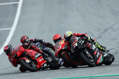 Francesco Bagnaia Marc Marquez, Aleix Espargaro, MotoGP race, Styria MotoGP, 8 August 2021