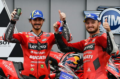 Jack Miller, Francesco Bagnaia, Aragon MotoGP, 11 September 2021