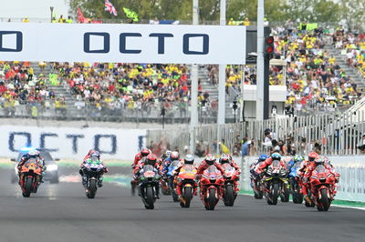 Francesco Bagnaia race start, San Marino MotoGP race, 19 September 2021