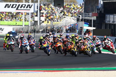 Sam Lowes, Moto2 race start, Emilia-Romagna MotoGP, 24 October 2021