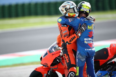 Danilo Petrucci, Joan Mir, Emilia-Romagna MotoGP race, 24 October 2021