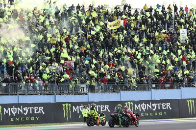 Luca Marini Valentino Rossi , MotoGP race, Emilia-Romagna MotoGP. 24 October 2021