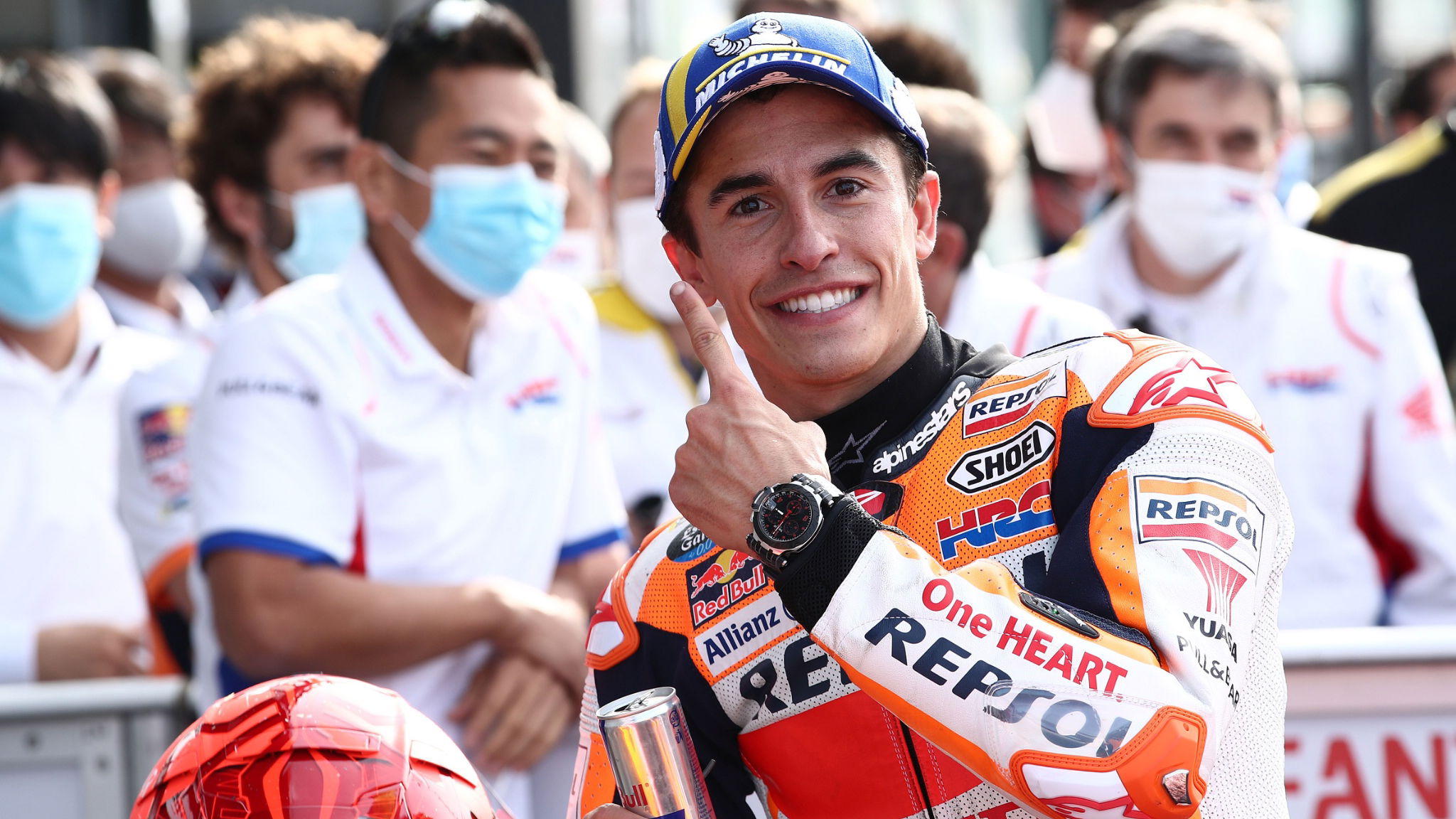 Marc Marquez , MotoGP race, Emilia-Romagna MotoGP. 24 October 2021