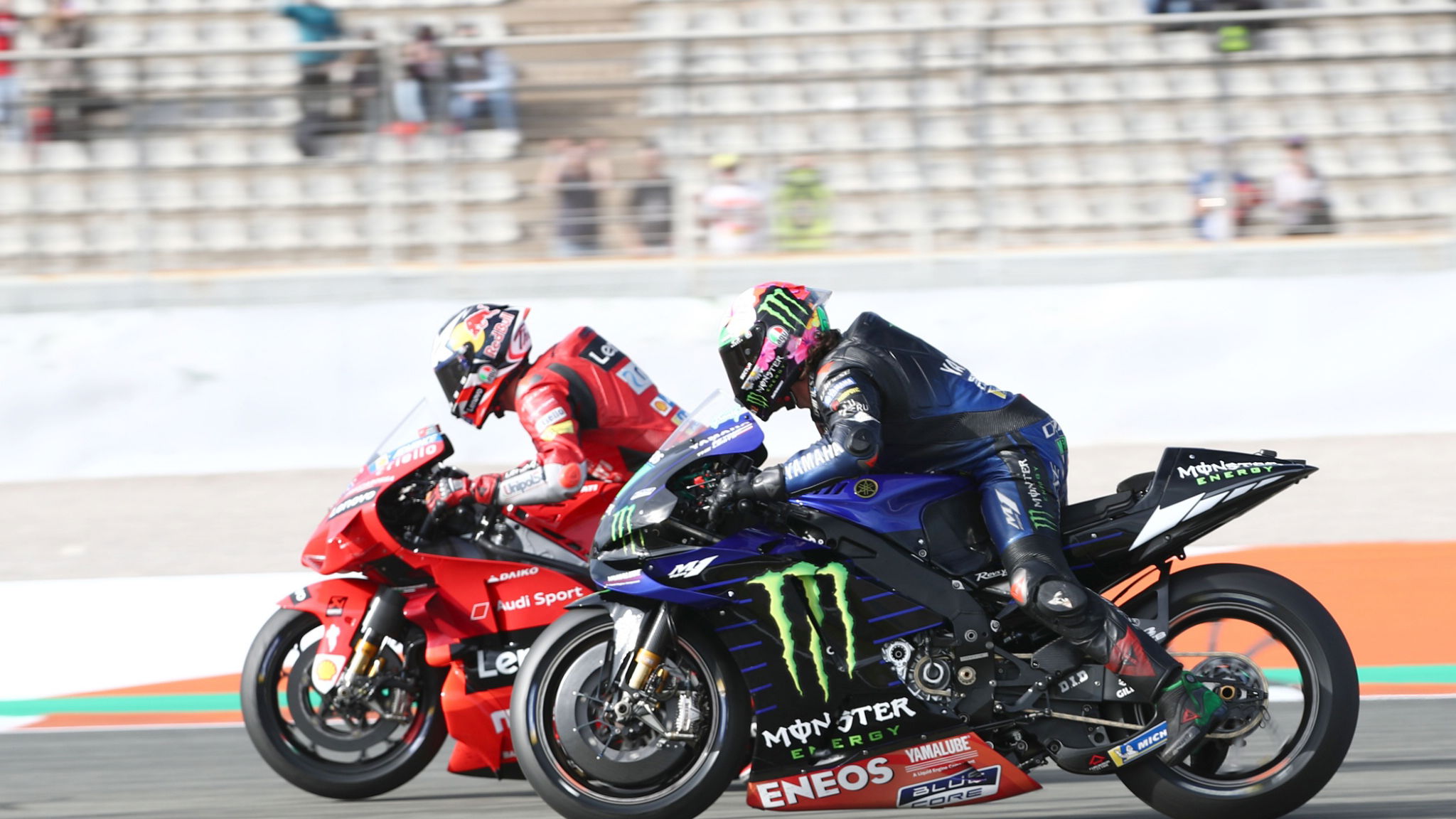 Franco Morbidelli Jack Miller , Valencia MotoGP, 12 November 2021