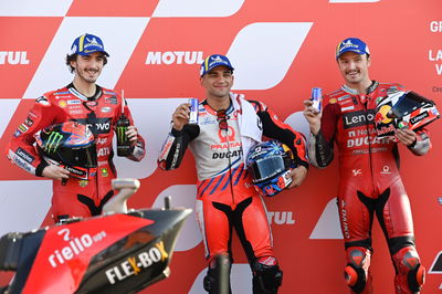 Jorge Martin, Francesco Bagnaia, Jack Miller, Valencia MotoGP, 13 November 2021