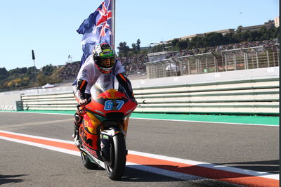 Remy Gardner Valencia Moto2 race 14November 2021