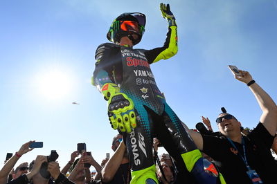 Valentino Rossi, Valencia MotoGP race, 14 November 2021