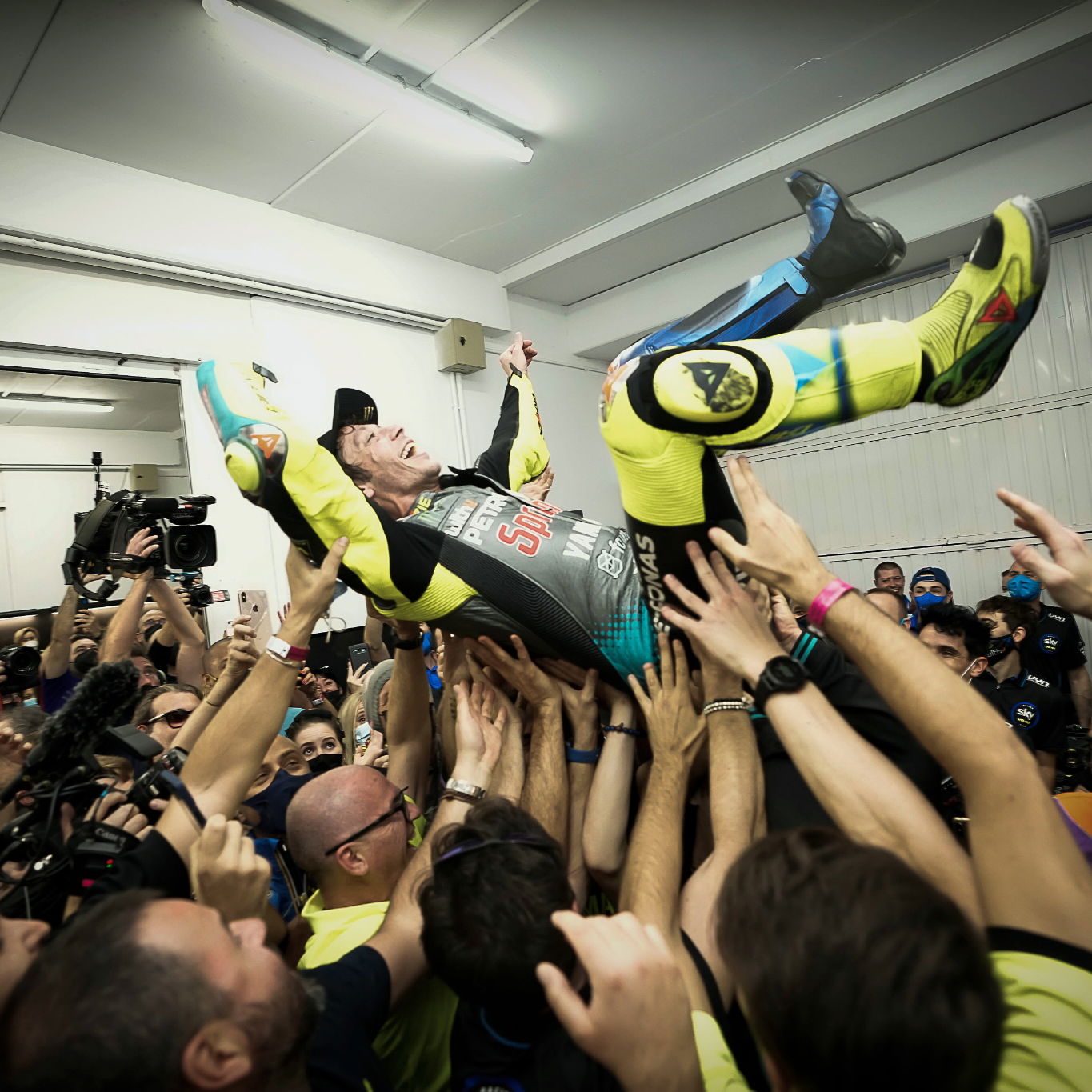Valentino Rossi, Valencia MotoGP. 14 November 2021. Image courtesy of MotoGP.com