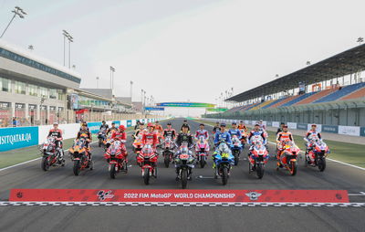 MotoGP bike line up, Qatar MotoGP 3 March 2022