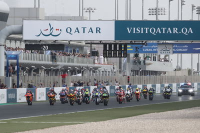 Celestino Vietti race start, Moto2 race, Qatar MotoGP, 6 March 2022