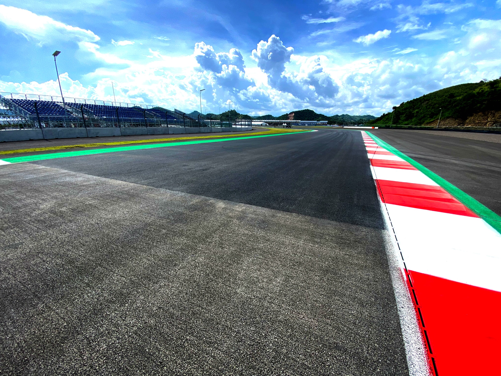 Resurface of track, Indonesian MotoGP, 14 March 2022