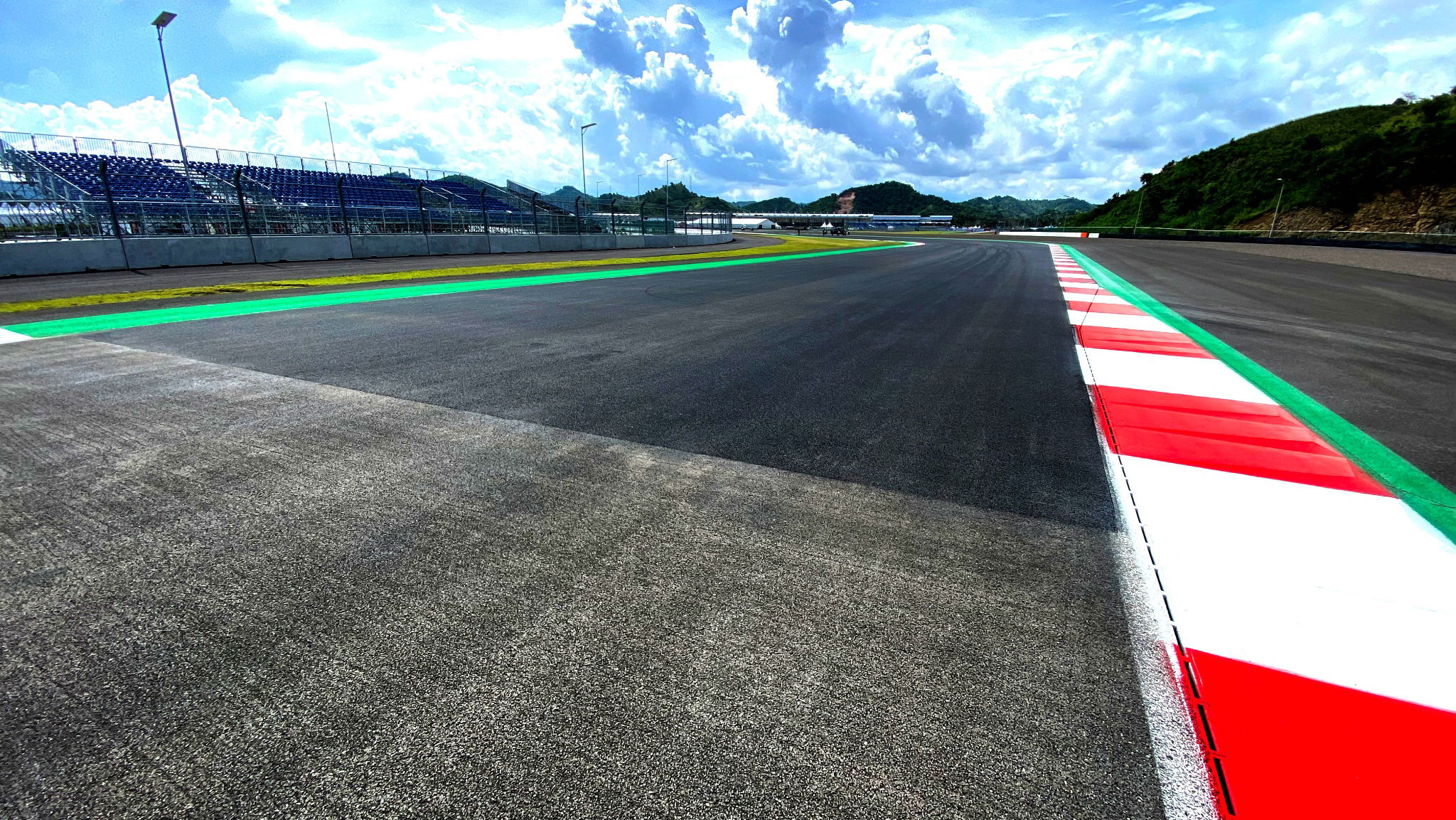 Resurface of track, Indonesian MotoGP, 14 March 2022