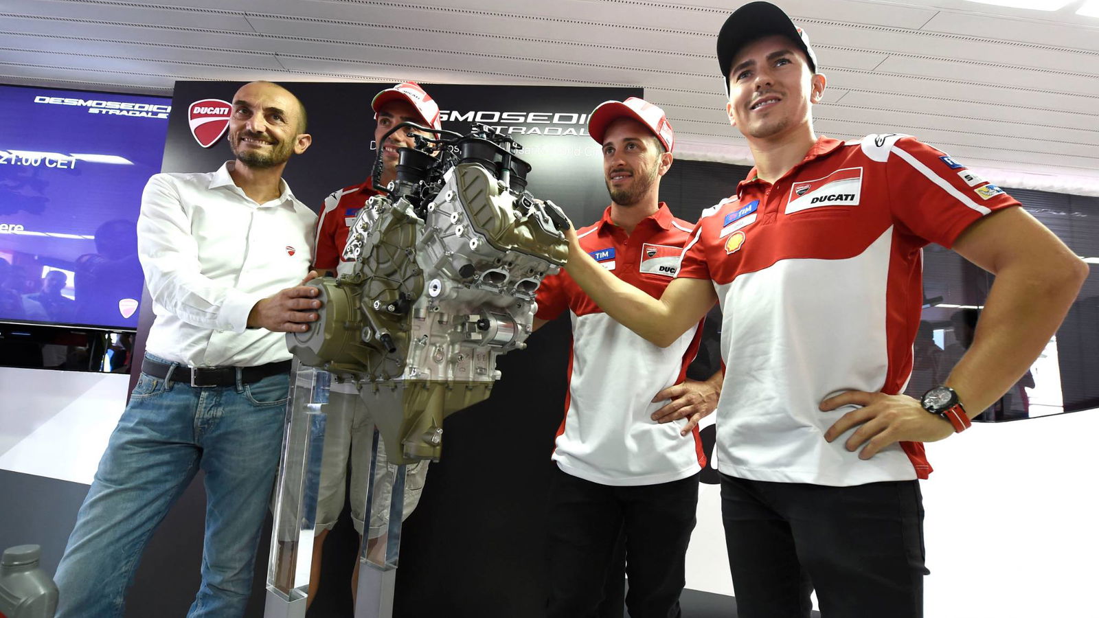 Ducati unveils V4 Superbike engine at Misano