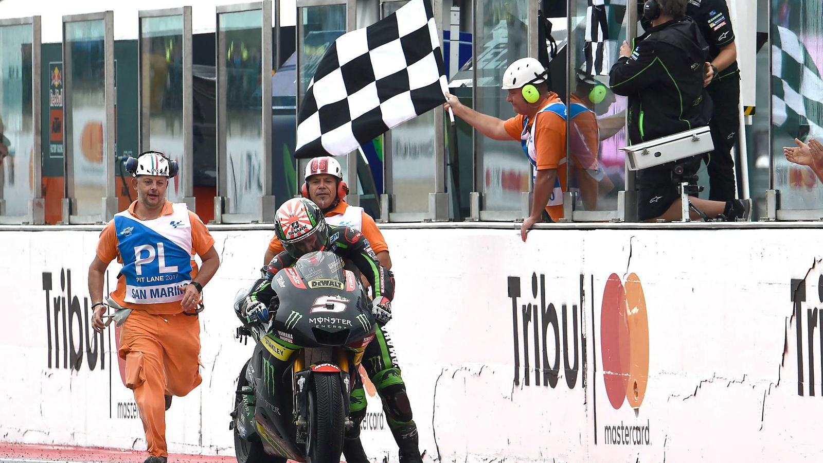 Running man: Zarco gets his point