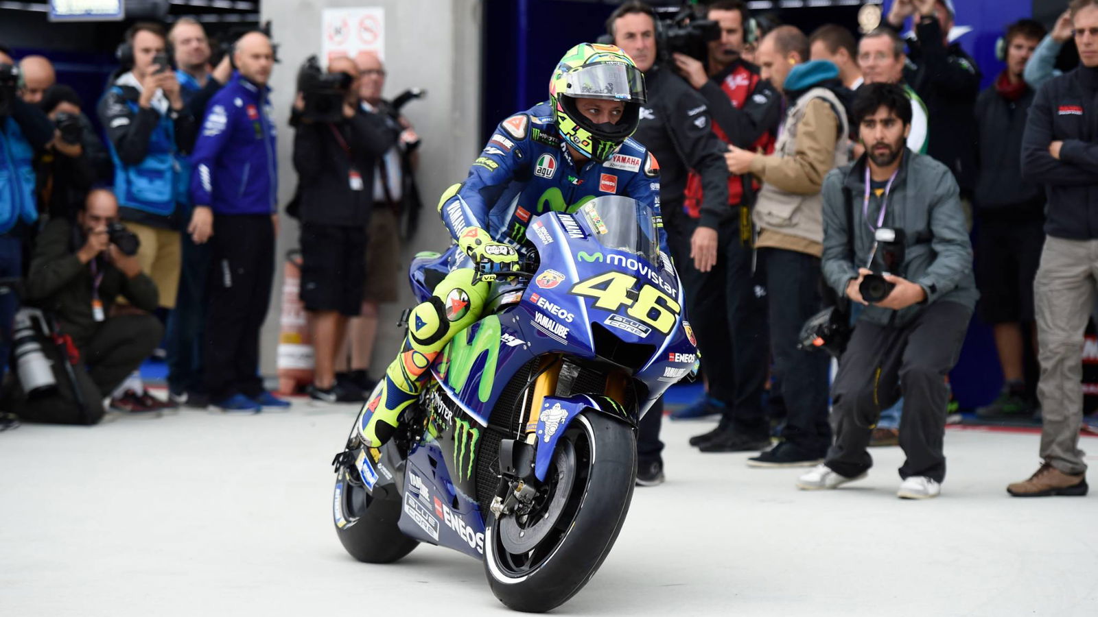 Rossi kembali menjadi model untuk 'gairah, motivasi'