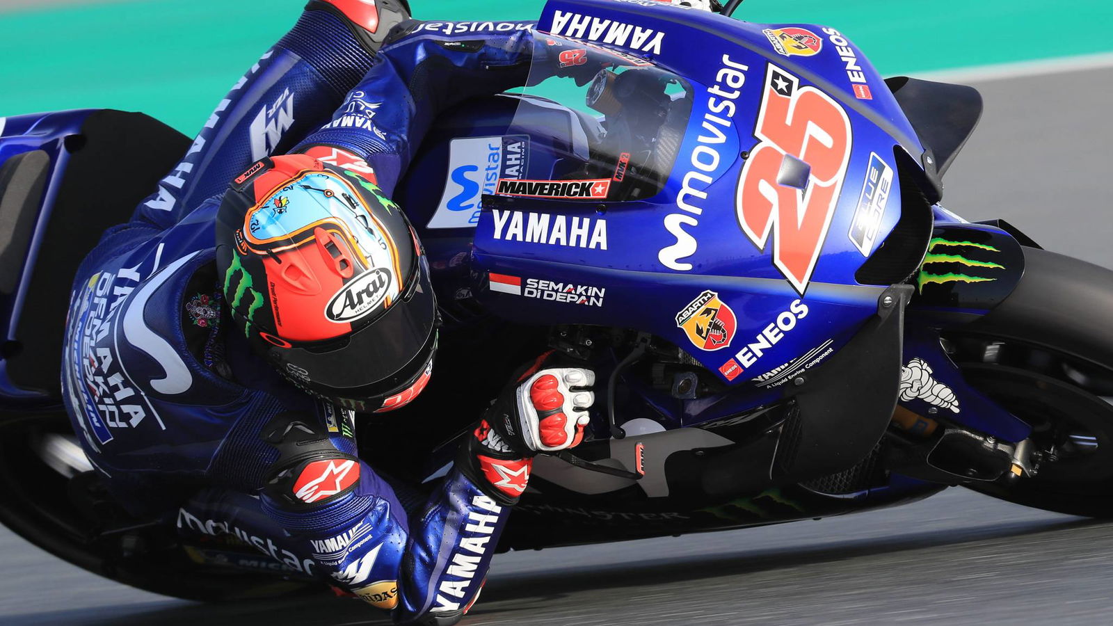 Vinales fastest, 'better and better every exit'