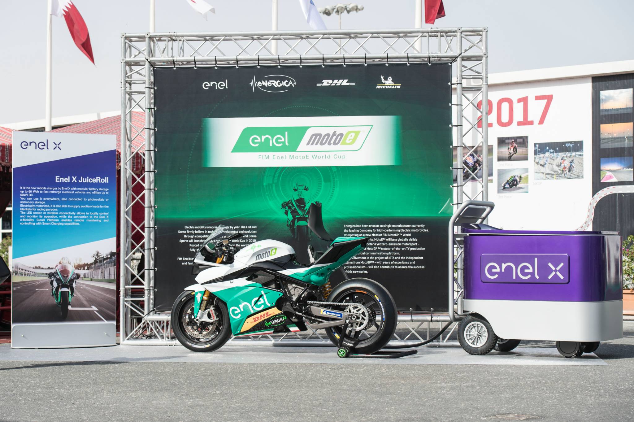 Enel MotoE bike, Qatar MotoGP 2018