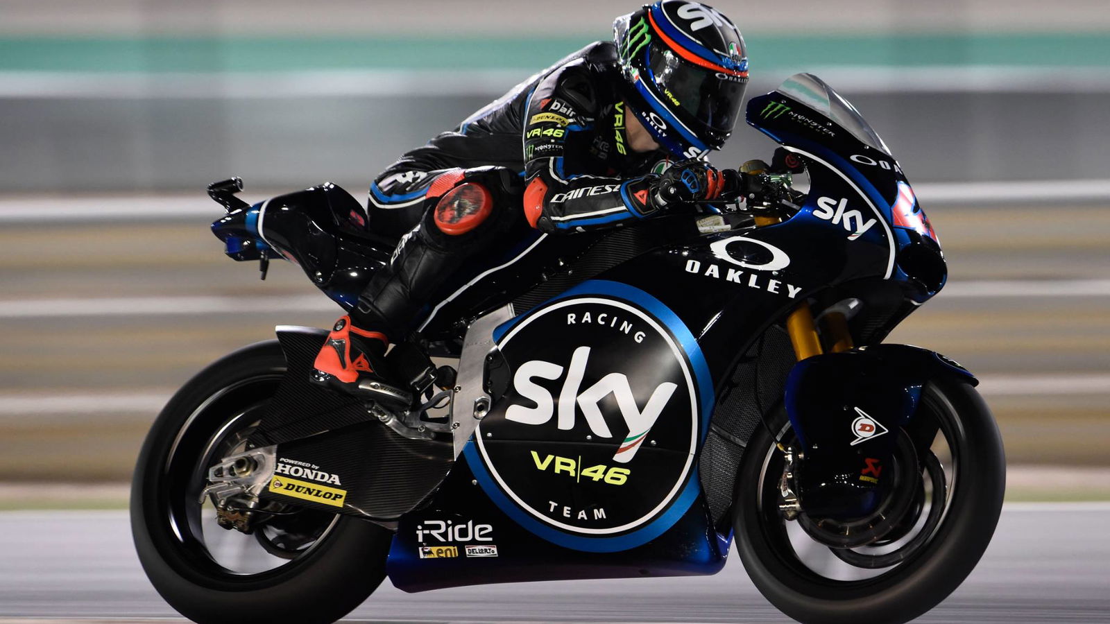 Moto2 Qatar: Bagnaia hangs on for first win