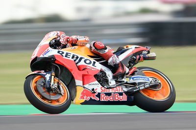 Marquez romps to fastest time in FP3