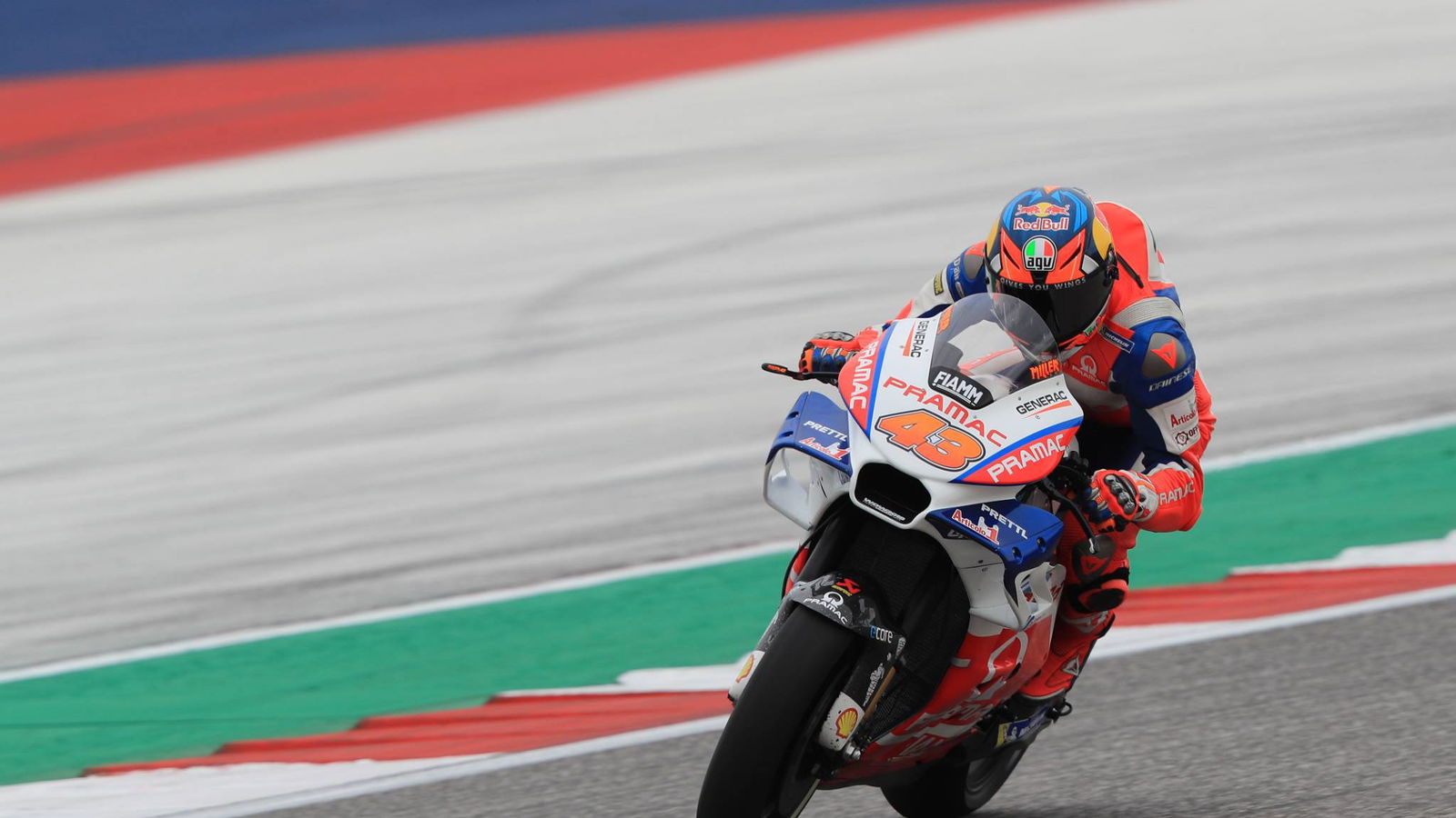 Miller 'jumping down back straight', roost breaks screen