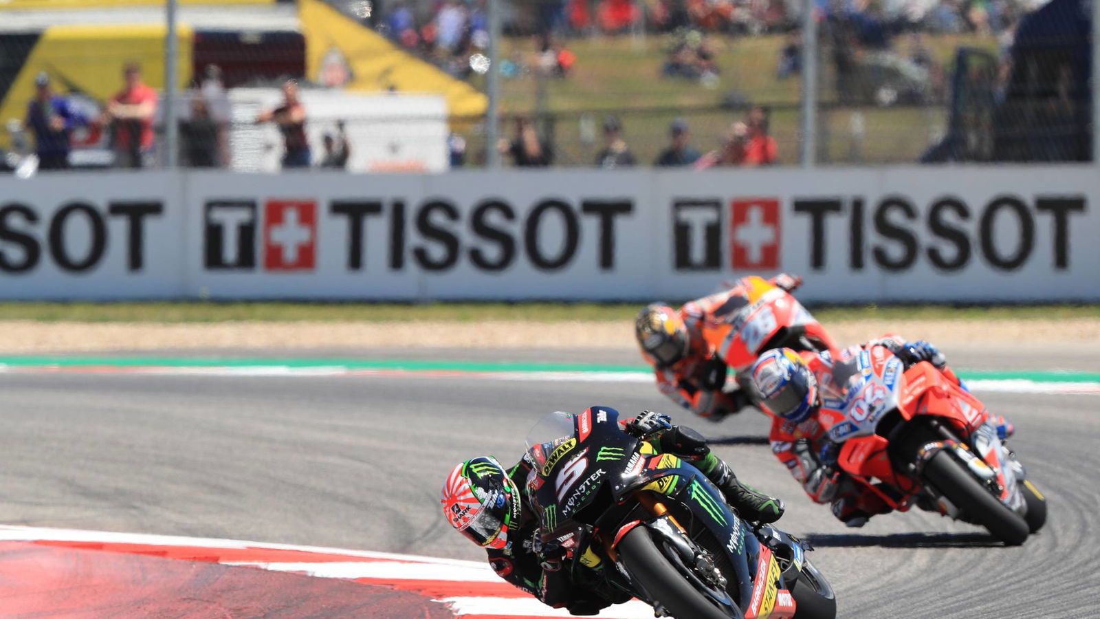 Pukulan tepat Zarco berakhir di Austin