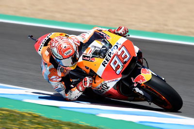 Marquez fastest as both Repsol Hondas fall