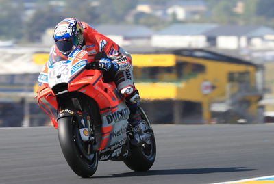 Dovizioso under lap record to head up Marquez in FP2