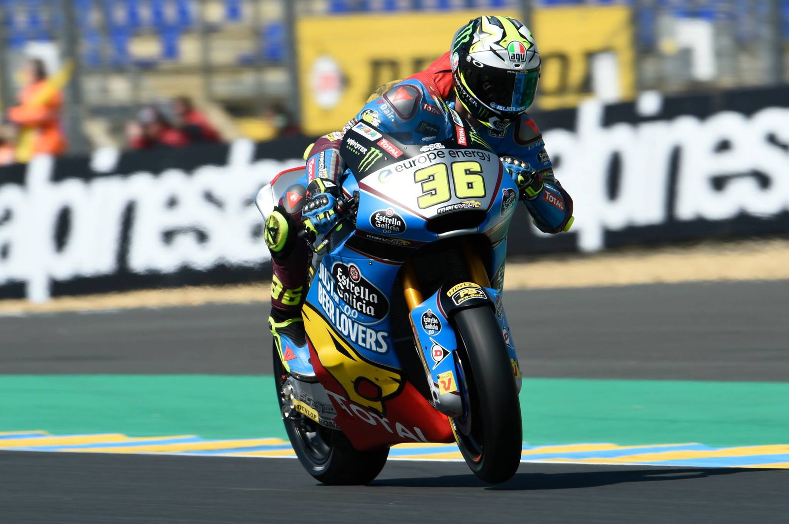 Vinales leads damaged Marquez in FP3