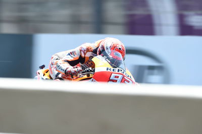 Marquez and Dovizioso lead warm-up, Zarco falls 