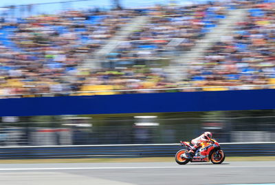 Marquez in formidable form in warm-up