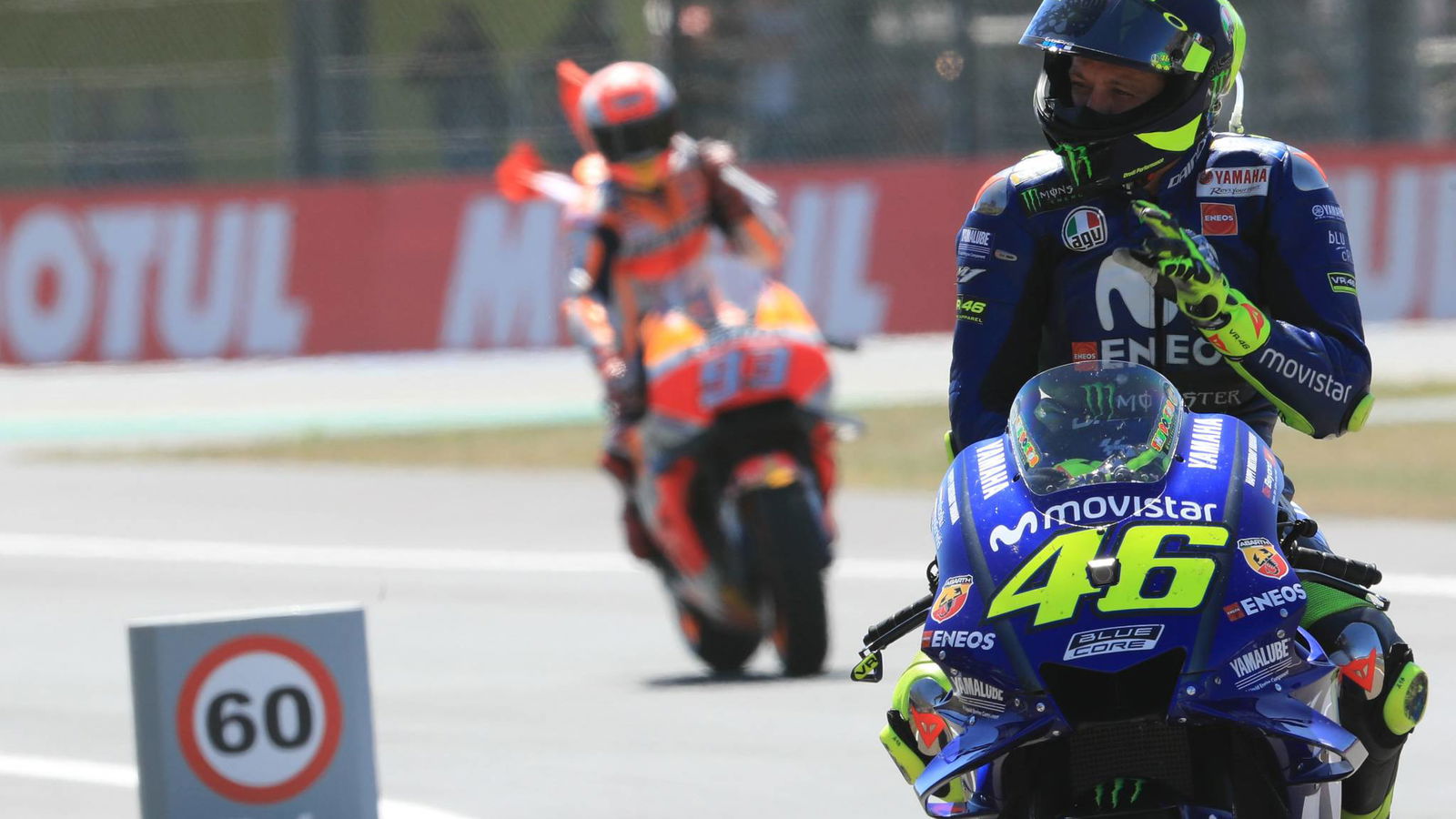 Rossi: We want a good battle on Sunday