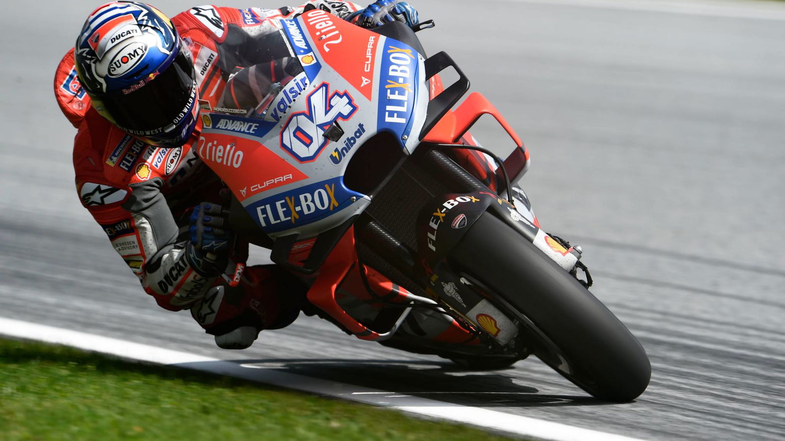 Dovizioso leads Ducati domination in FP1 at Aragon