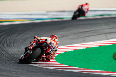 Marquez ominous in morning warm-up